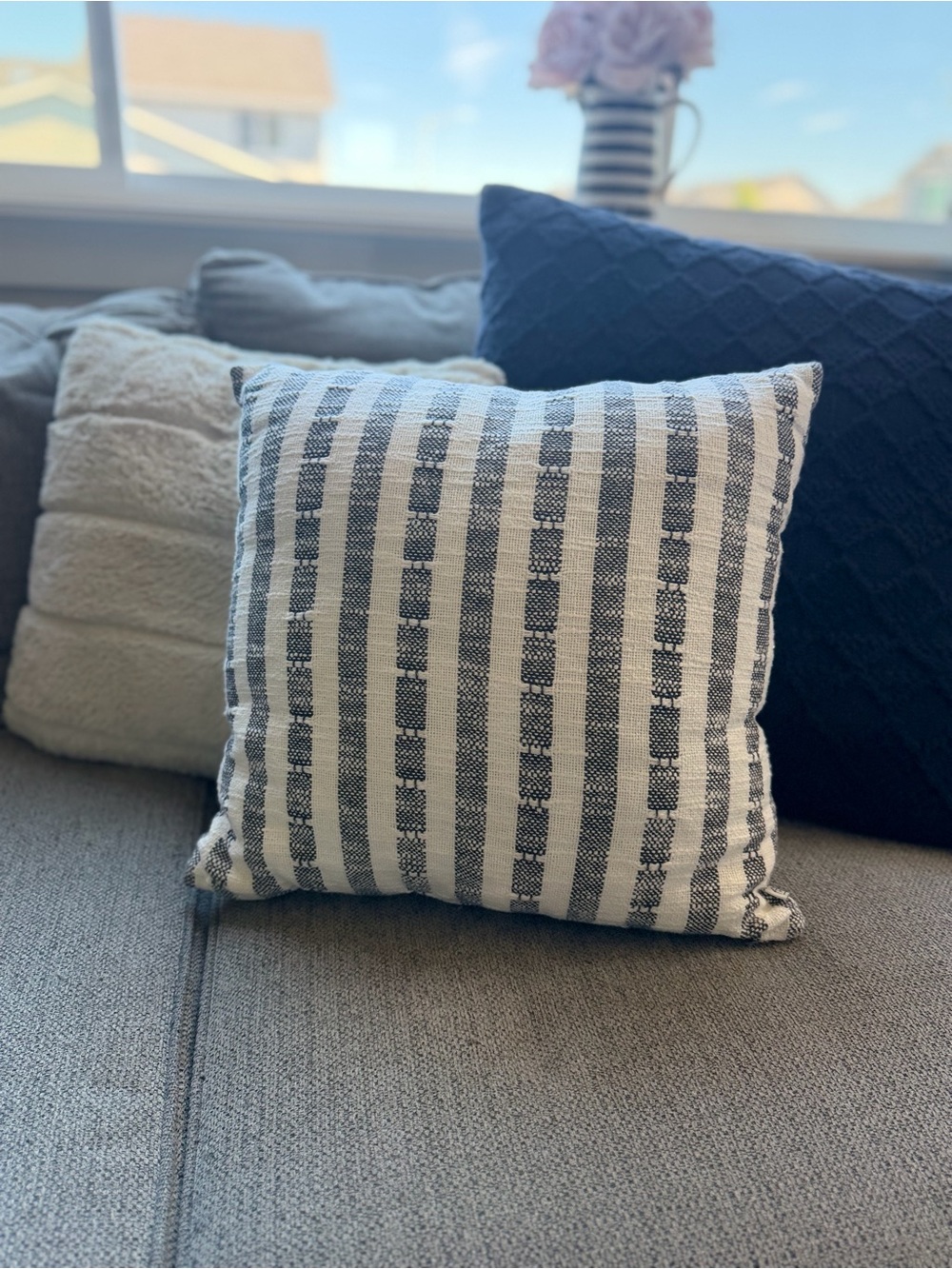 Hearth & Hand Magnolia 18x18 Woven Modern Farmhouse Pillow